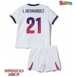 Paris Saint-Germain Lucas Hernandez #21 Udebanesæt Børn 2026-27 Kort ærmer (+ korte bukser)